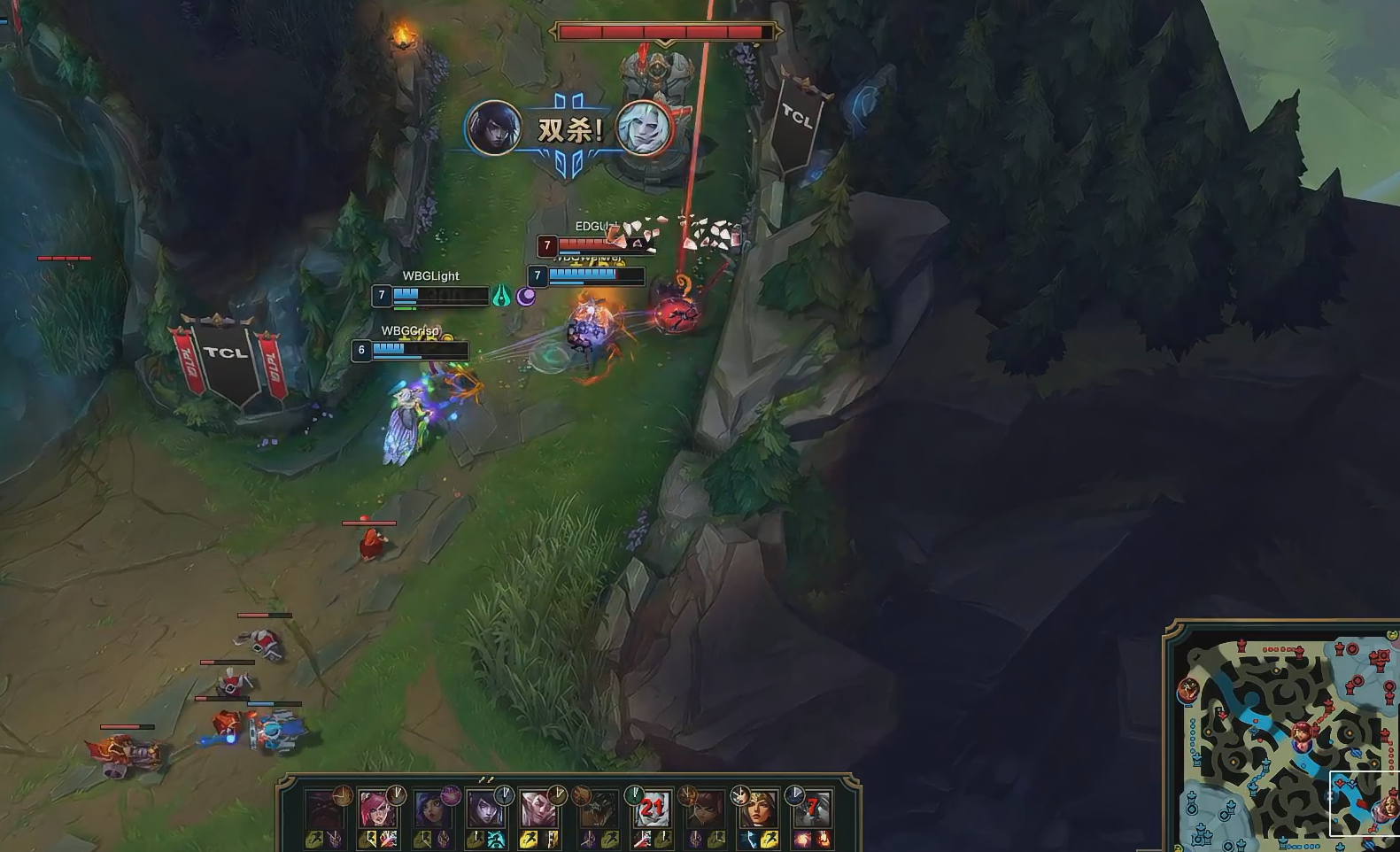 BRO碾压EDG，Uzi操刀奇招英雄翻盘八强赛2:1（釜山）